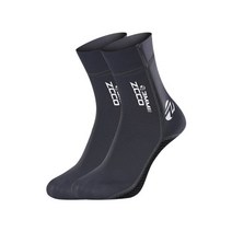 1 쌍 3mm 네오프렌 다이빙 양말 미끄럼 방지 따뜻한 패치 워크 잠수복 신발 수영 다이빙 서핑 부츠, 회색, L