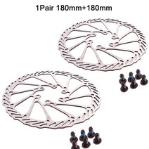 SRAM자전거 디스크 브레이크 로터 160mm 센터라인 유압 고강도 Mtb 2 개, 08 AVID 2pc 180180mm
