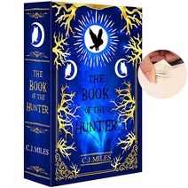 Hunter 리얼 페이지 금고 열쇠 잠금 장치가 있는 숨겨진 잠금 상자 휴대용 금속 금고 현금 상자 비밀 미니 금고, Hunter--Key