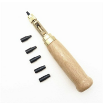 스크류 펀치 원형, 혼합색상, 4개