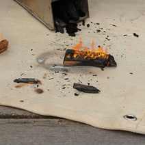 (moodoo) 캠핑 화로 세이프 방염매트 45X45cm _ 20230320EA, 쿠팡 본상품선택