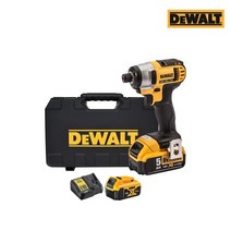 디월트 18V 5.0Ah 충전 임팩 드라이버 DCF885P2