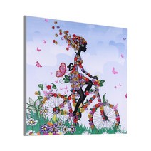 다이아몬드 그림 대박 diy 만 다이아몬드 이형 다이아몬드 선자 독립역 wish 공장 도매, 40X40CM