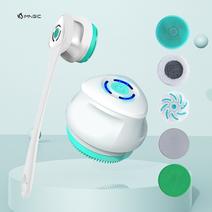 Imagic 전동 샤워 바디브러쉬 세트, 화이트