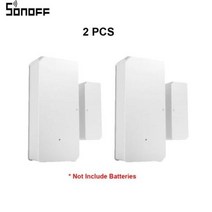 라앤모 스마트홈키트 SONOFF DW2 스마트 와이파이 자기 도어 윈도우 센서 알람 홈 자, 2PCS