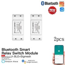 와이파이 릴레이 모듈 24v 12v MOES 새로운 Bluetooth Smart Switch Relay Module Single Point Control Sigmesh Wirele, 9개