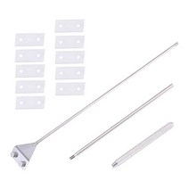 UEETEK Algae Razor Scrapers Cleaner 65cm Stainless Steel Algae Cleaning Razor Scraper Cleaner Tool W, 1