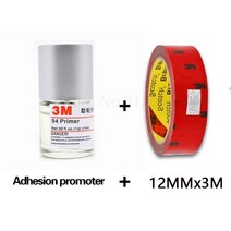 테이프 1 pcs 3M 94 접착 프라이머 촉진제 10ML 접착력 증가 자동차 포장 적용 도구 용 스타일링, [01] 1pcs, [01] 3M