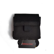 밀리터리 가방 TW-P024 전술 MOLLE EDC 파우치 DSLR/GPS/PLB 허리 팩 CORDURA 야외 사냥 캠프 하이킹, [01] Black