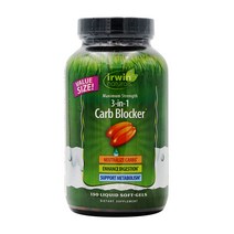 Irwin Naturals 어윈 내추럴 맥시멈 스트렝스 3-1 카브 블락커 150소프트젤