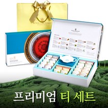 선물용 티백 차세트 티 찻잔 우드 쇼핑백 설 추석 명절 선물세트, D. 그랜드24 선물세트