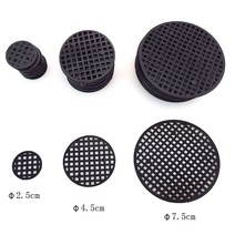 25pcs 2.5cm 라운드 꽃 식물 냄비 구멍 메쉬 하단 패드 분재 그리드 매트 배수 그물 화면 v27, 02 Dia 4.5cm