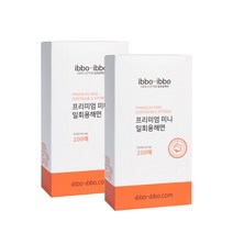 ibbo-ibbo 프리미엄 미니 일회용해면 S 2개세트 모음, 1set, 400매입