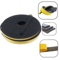 도어 방풍스펀지 샷시방풍 창틀방품 100cm EPDM 폼 고무 범퍼 스트립 방음 자기 접착 스폰지 씰 테이프 충, 1 meter, 5mm X50mm