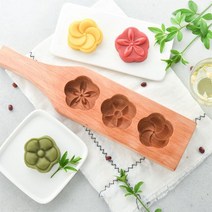 녹두떡몰드 우드 빙피 미드 가을 월 과자 밀가루 음식 호박전 꽃 만두 베이킹 가정용 2661427614, 입체 3공 벚꽃