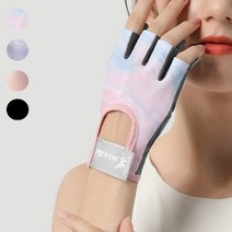 여자 헬스 필라테스 장갑 손바닥보호대 운동 풀업 요가, 오로라 퍼플, 1개