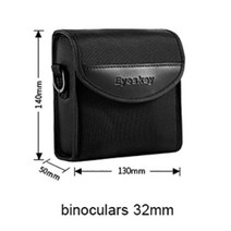 YWEY Eyeskey 휴대용 쌍안경 가방 32/42/50mm 카메라 케이스 방수 단안경 어깨/메신저 스트랩, 쌍안경 32mm