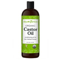 Sky Organics 피마자오일 100% 473ml 피마자유 아주까리기름, 1개