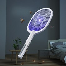 2021 전기모기채 퇴치등 2in1 자동유입 화이트