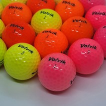 정품 볼빅 컬러 로스트볼 A+등급 30알, 혼합색상