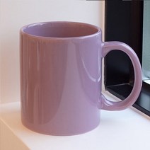 꺄도 올 칼라 머그 13종 컵 머그잔 인쇄 주문제작, 1p 크라프트 케이스, 꺄도 올 라벤다 머그