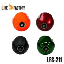 루어팩토리 LFS-211 T-BALL 텅스텐헤드 순텅 타이라바헤드 유동헤드, 레드, 150g