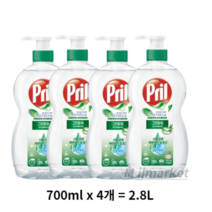 프릴 그린파워 알로에베라향 주방세제, 2.8L, 6개