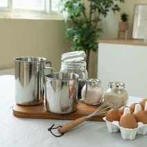 미즈앙플라스 계량컵 1000ml 스텐 스테인리스 304 베이킹 커피 제과 제빵 카페 스테인레스
