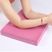 킹콩마켓 요가 홈트 실내운동 쿠션패드 발란스패드 데드리프트 층간소음, 블랙50*40*6
