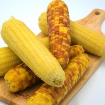 [프레시퍼스트] 특대 홍찰 백찰 찰옥수수 냉동 삶은 찐 옥수수 빅사이즈 (16-21cm내외), 홍찰 10개+백찰 10개 옥수수 특대16-21cm내외
