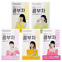 티젠 콤부차 10개입 5종 혼합(레몬+유자+베리+피치+파인애플), 50g, 1개