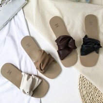 서우뿐 / 가죽 매듭 슬리퍼 1cm