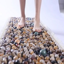 모던메이븐 발바닥 자갈 지압매트, 시냇물L, 1개