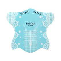 아이스젤 젤폼지(100매) 네일아크릴폼지 네일연장, 블루