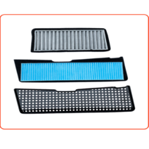 테슬라호환 테슬라 2022 모델 3 용 에어 플로우 벤트 커버 흡입구 필터 방진 보호, 04 보호케이스 + 내부필터