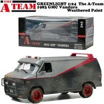 미니카 124 특공 노로 A팀 미니카 1983 GMC 반듀라 WEATHERED 버젼 GREENLIGHT 124 THE A-TEAM 1983 GMC VANDURA WEATHERED 그린 라이트 미니카 세트 다이캐스트 카
