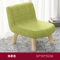 미니의자 디자인 원목 예쁜 편한 대기의자 인테리어의자 네일샵의자 카페의자 감성 심플한, 티크 30*30*35cm 삼베+송곳다리