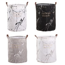 접이식세탁물바구니 빨래보관함 세탁기함 햄퍼세트 미니빨래통 빨래방카트 빨래보관함, 화이트블랙