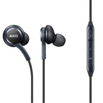 Wolf Boy 삼성 AKG 호환용 스타일 유선이어폰 갤럭시 S7/ S8 / S9 / S10 블랙 /화이트 EO-IG955 [병행수입상품], 블랙+블랙, AKG 3.5