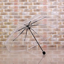 튼튼한 3단 투명 우산 휴대간편 답례우산 단체 예쁜 다이소우산 판촉용 학생용