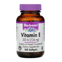 [1+1][100소프트젤] 블루보넷 비타민E 200 IU 디 알파 혼합 토코페롤 비타민이 vitamine E 영양제, 100소프트젤 [1+1]
