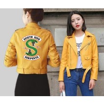 남성 여성 연예인 라이더 코디 동대문 가죽 잠바riverdale vrouwen