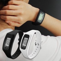 (YSU)손목 [고급형]만보기 시계/만보계/만보 시계/실리콘(EA), 블랙