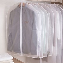 반투명 옷커버 행거 옷장 옷커버 슈트케이스 중 5개, 옵션:중형 60x80 5개, 찜_중형 60x80 5개