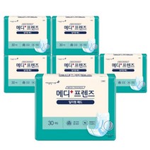 깨끗한나라 메디프렌즈 환자용기저귀 일자형패드 30개입x6팩(1박스)