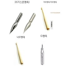 만화펜촉 나무 펜대 G펜촉 마루펜촉 스푼펜, 마루펜대