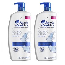 헤드앤숄더 클래식 클린 안티 댄드러프 비듬 샴푸 950ml 2개