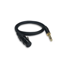Anyport 애니포트 XLR 캐논F to TS5.5 모노 오디오 케이블 20m AP-XLR520F AV케이블