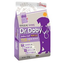 [유앤아이쇼핑] 강아지 닥터도비 스킨앤코트 피부 5kg 1P 사료 애견 6519EA, 유앤아이쇼핑 본상품선택