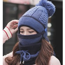 스노우보드비니 3-in-1 겨울 세트 남여 비니 겨울 니트 얼굴 마스크 후드 snood 방풍 모자